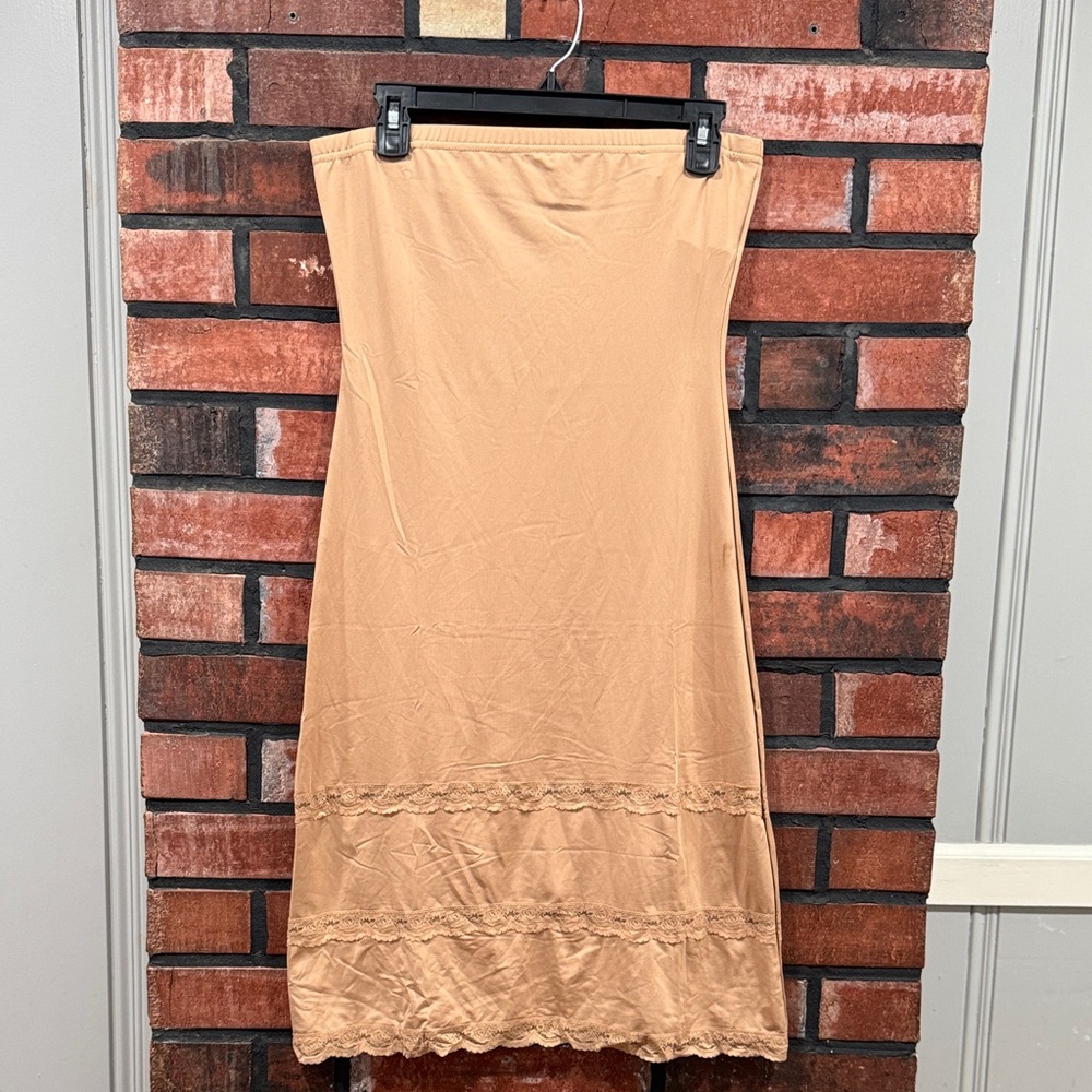 Manchfit Tube Top Dress Slip Sleeveless